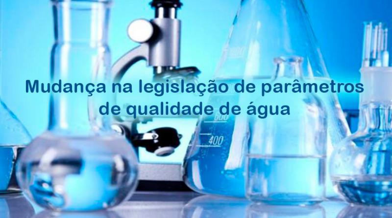 Mudança na legislação de parâmetros de qualidade de água