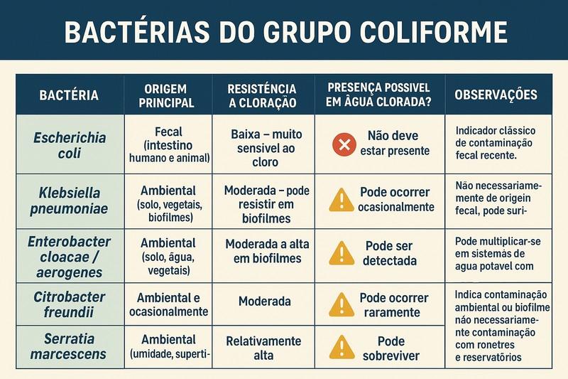 Entendendo um pouco mais sobre o controle de coliformes nas águas de abastecimento